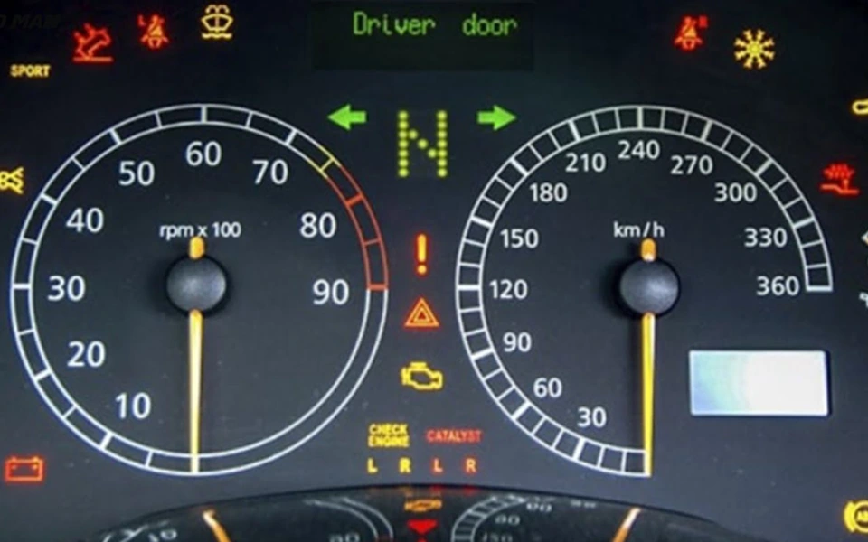 lights and indicator in technical test