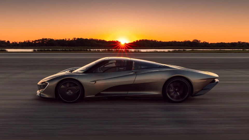 McLaren Speedtail with a concept design among UAE's fastest cars