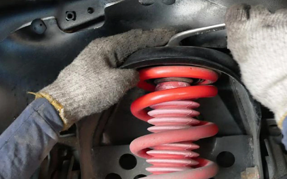 suspension system in technical test