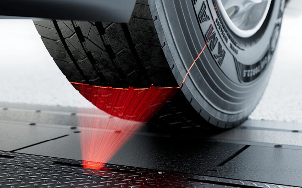 tires checks in technical test