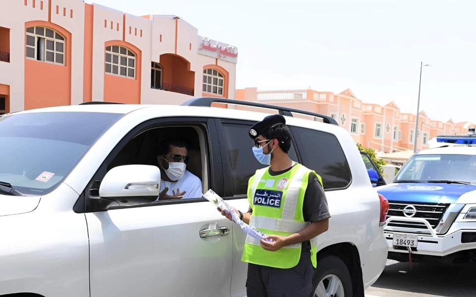 Abu Dhabi police checking for the converted driving license
