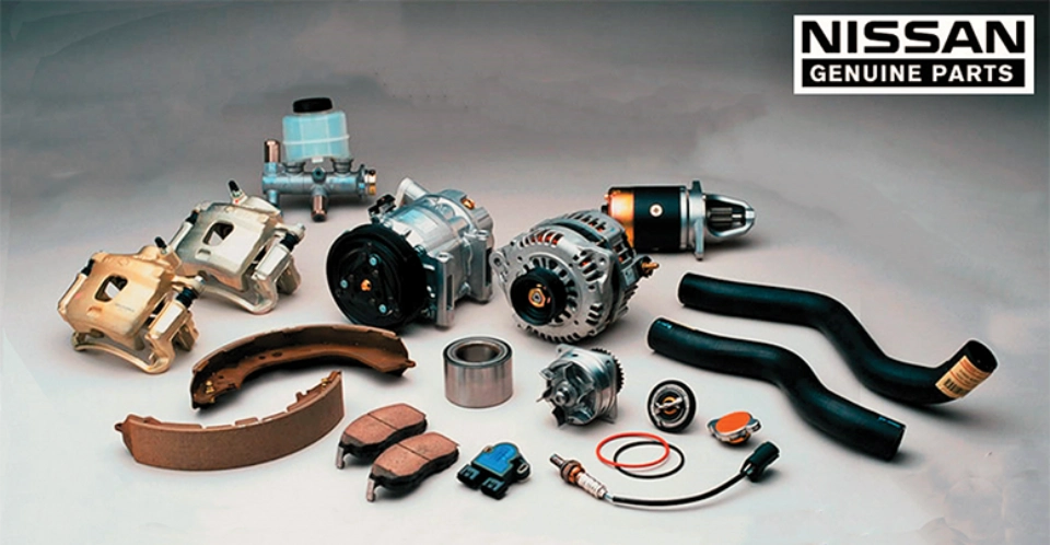 Nissan service centers offer genuine spare parts