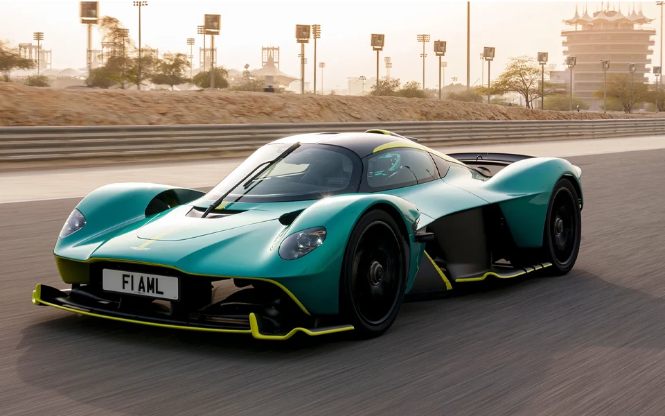 Aston Martin Valkyrie in list of Luxury Cars in Dubai