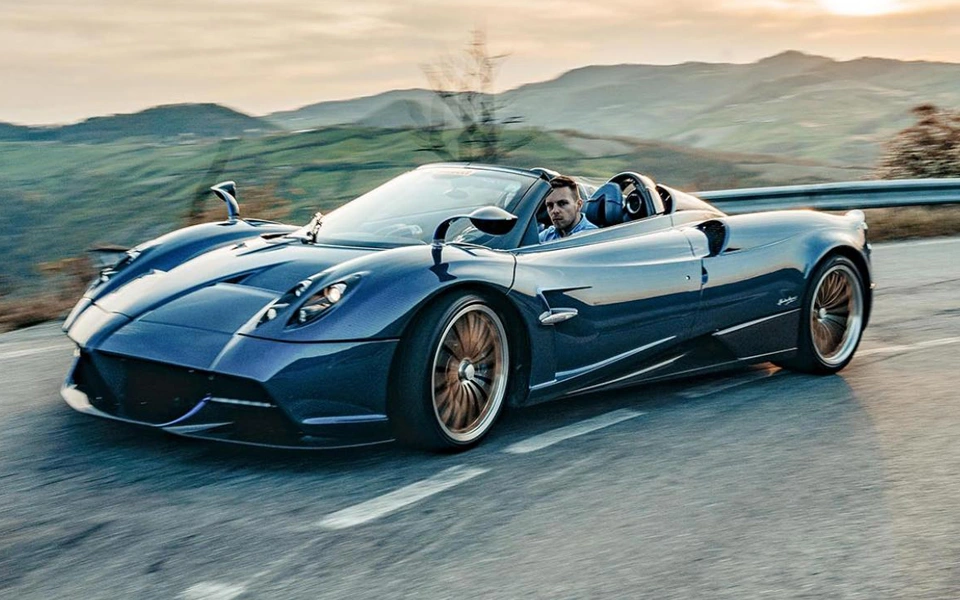 Pagani Huayra Roadster in list of Luxury Cars in Dubai