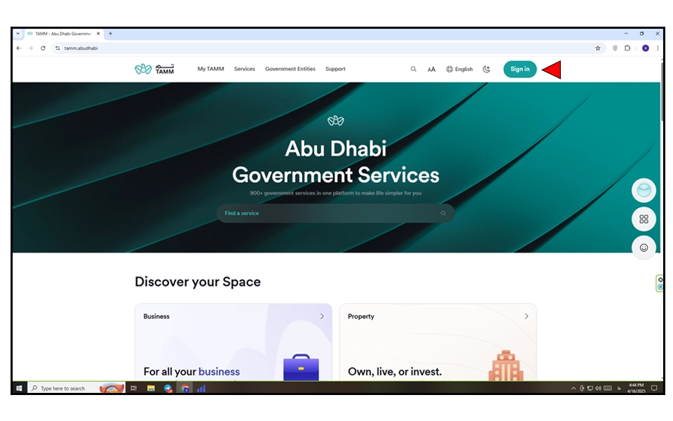 Open a Traffic File in Al Ain Online Via MOI or Tamm Website/App