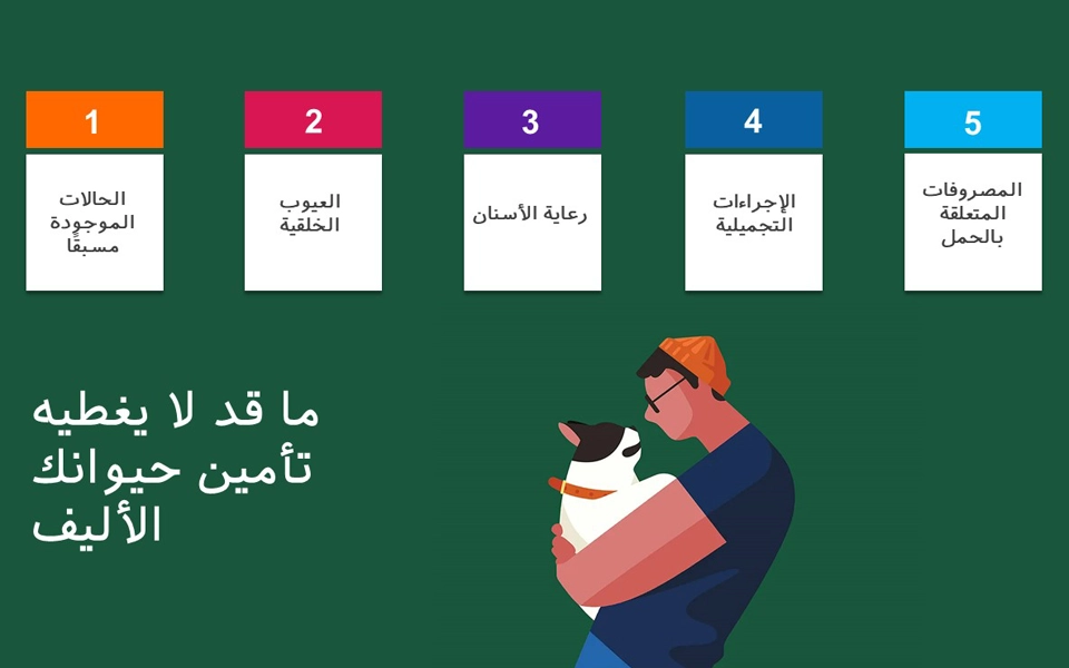 تعرف على الشروط والاستثناءات التي قد تُستثنى من تغطية تأمين حيوانك الأليف