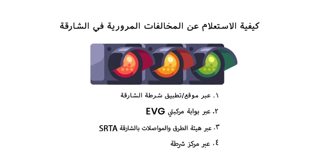 كيفية الاستعلام عن المخالفات المرورية في الشارقة