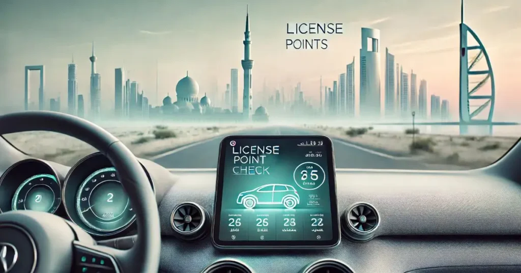 UAE Driving License Black Points Check Online