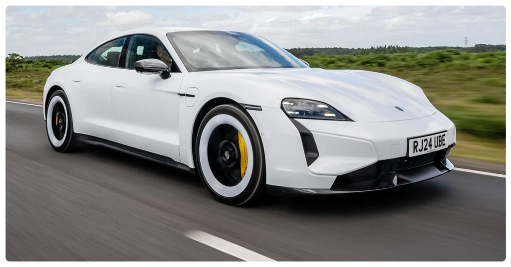 Best Electric Cars In UAE- Porsche Taycan