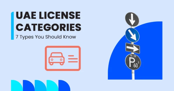 7 UAE Driving License Categories List Full Guide Featured Image