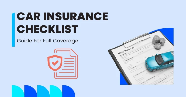car insurance checklist