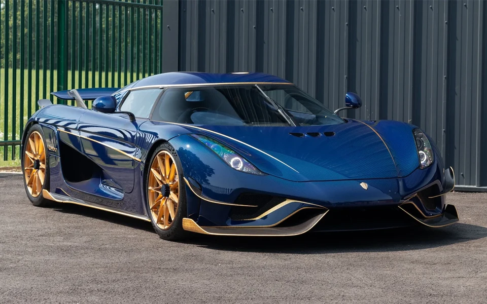 Koenigsegg Regera is on the list of Luxury Cars in Dubai
