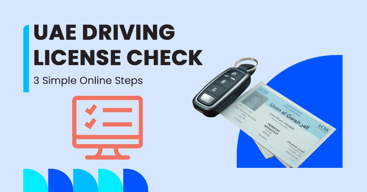 Check Driving License Status in UAE Online Full Guide Featured Image