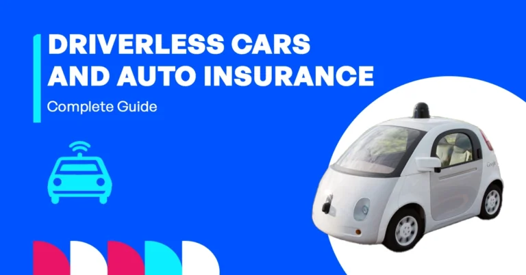 An image showing how driverless cars are changing auto insurance