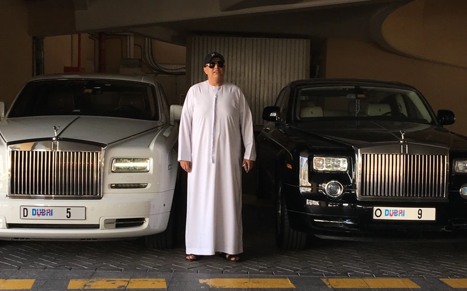 An image showing that shorter car plate numbers signify higher prestige in Dubai number plates