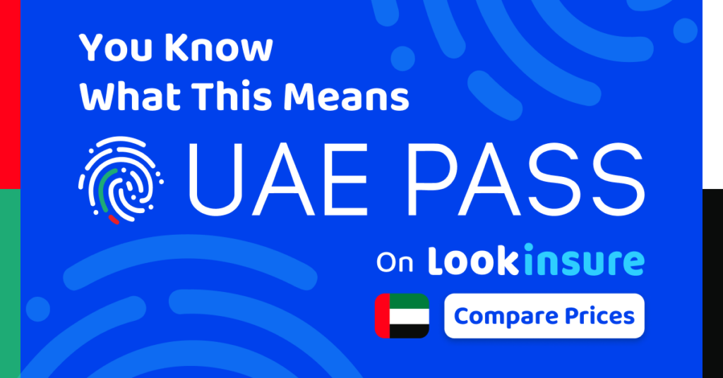 UAE Pass on Lookinsure car insurance