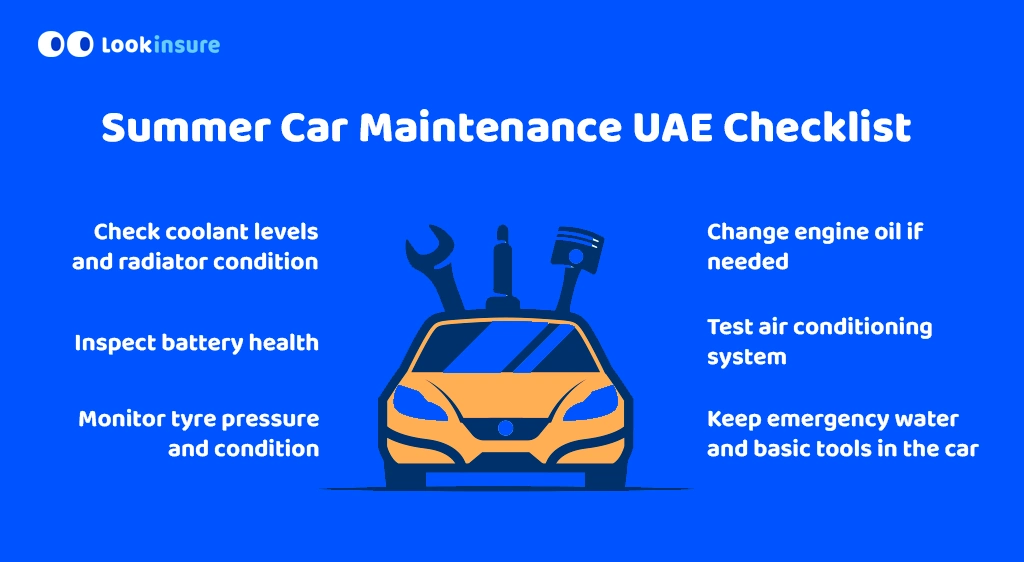 image showing Summer Car Maintenance UAE Checklist